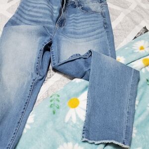 No Boundaries Light Blue Straight Leg Jeans